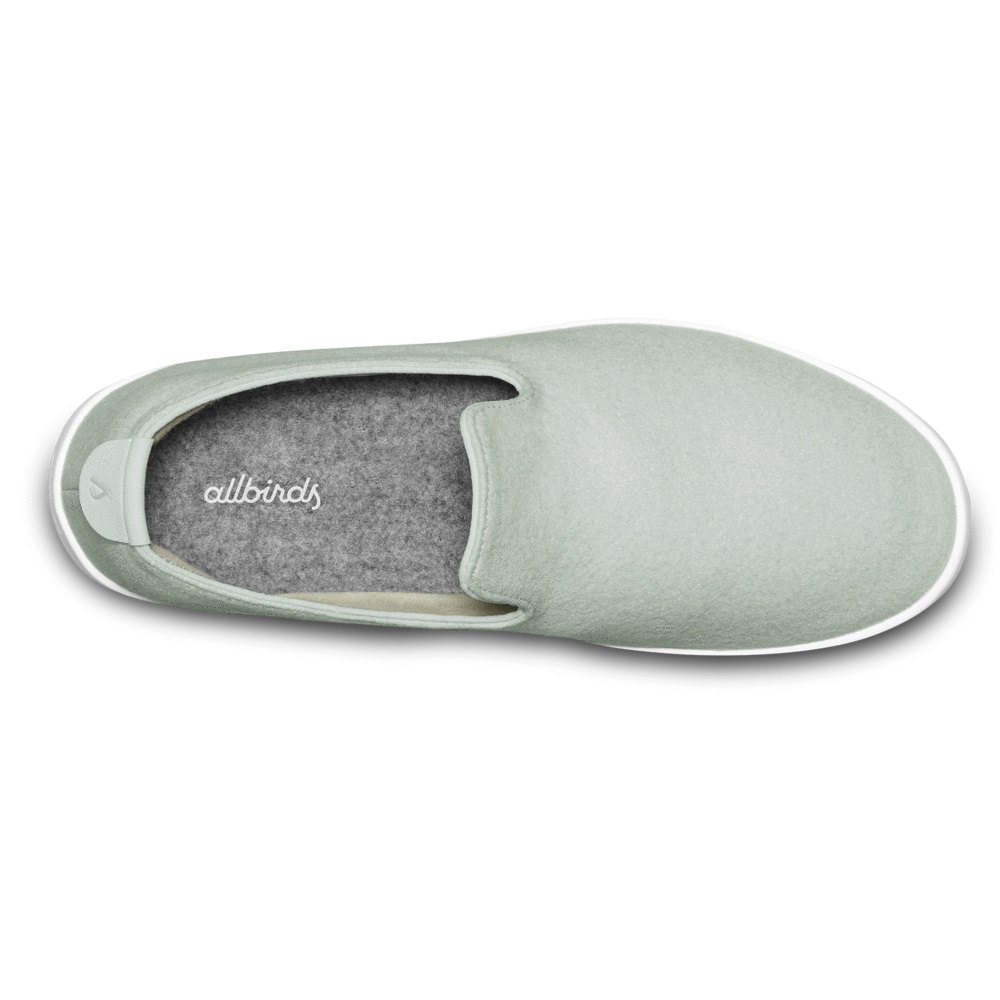 Allbirds Men\'s Slip-Ons Mint - Wool Loungers - 08954WLMC